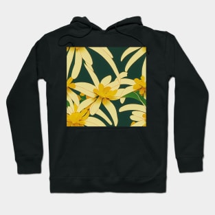 Beautiful Stylized Yellow Flowers, for all those who love nature #202 Hoodie